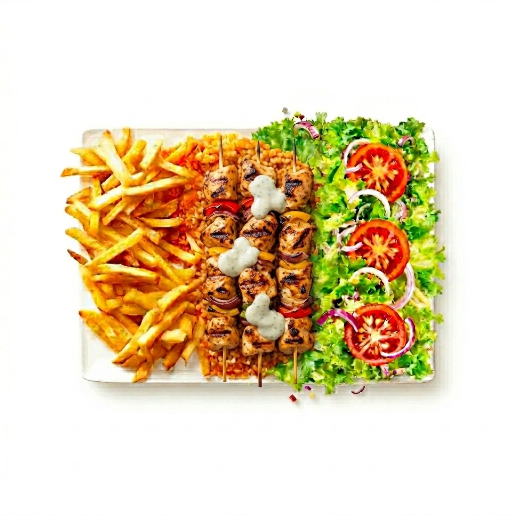 ASSIETTE BROCHETTE POULET